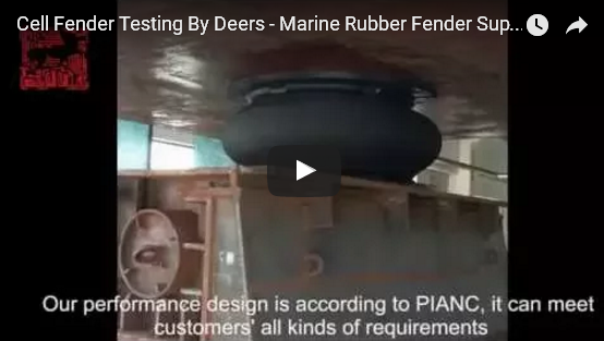 Super Cell Rubber Fender Compress Testing Video