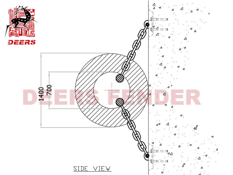 Cylindrical fender -Double Steel Bar(anchor)-2