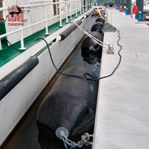 Foam Filled Fender on ship