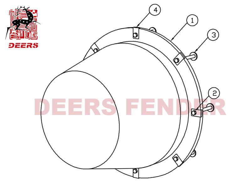 cone fender 3D View