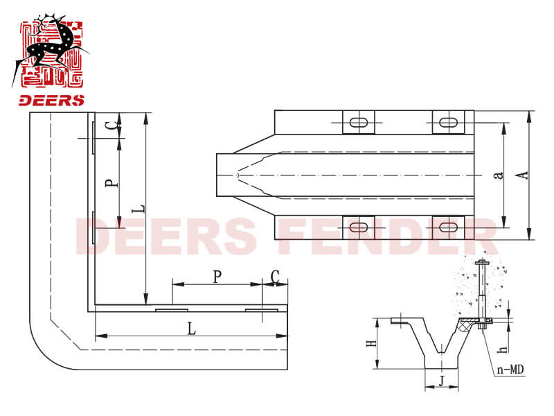 corner fender drawing