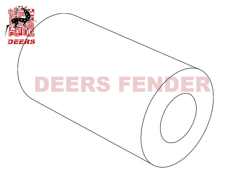 cylindrical fender 3D view