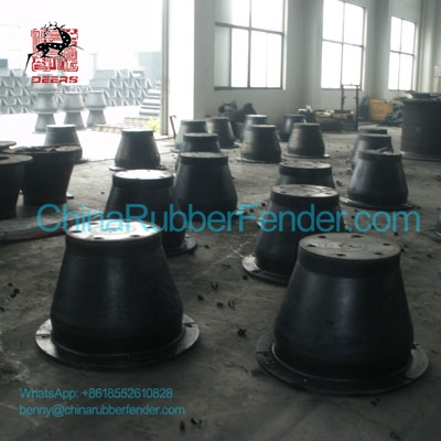 Cone rubber fender deliver to Turkey