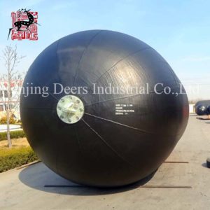 Sling type pneumatic rubber fender