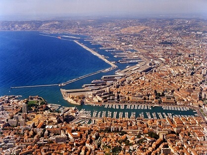 Construction of Marseille Port