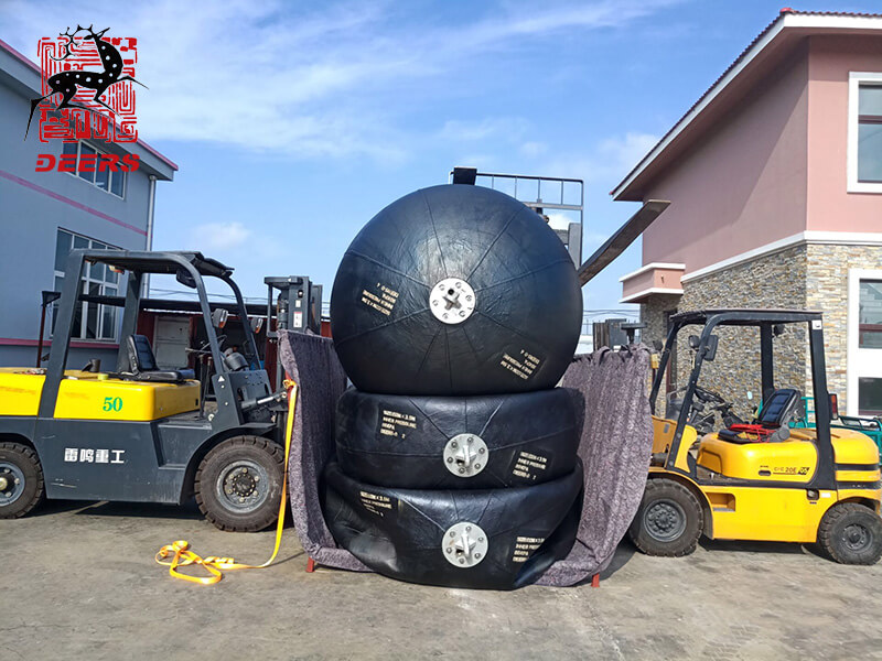 Dia3000 L5000mm pneumatic rubber fenders-3