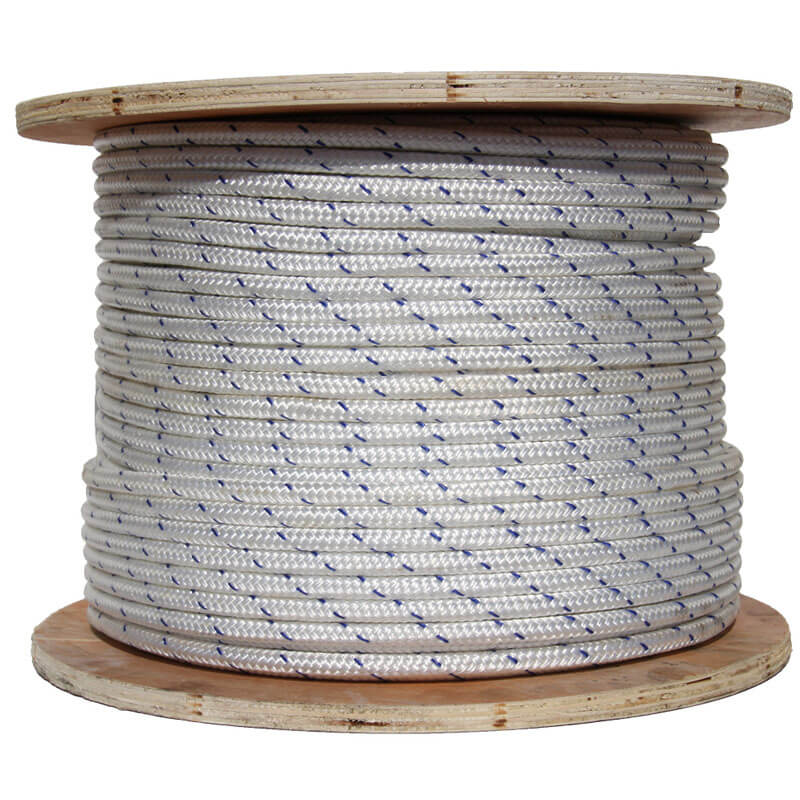 Double-layer multi-strand braided rope
