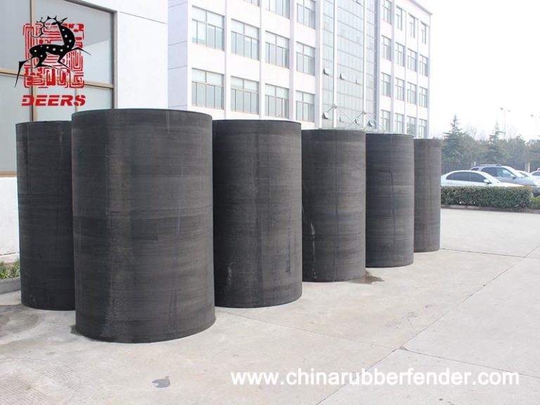 Cylindrical rubber fenders properties