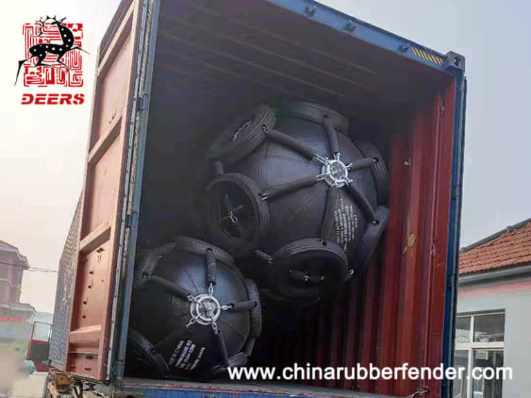 We deliver pneumatic fenders to the Middle East video