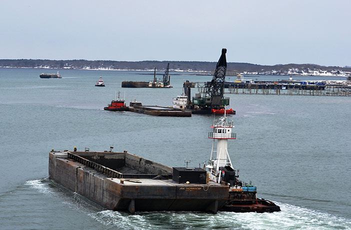 United States- Portland Wharf Dredging. Located Off Commercial Street