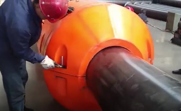Pipe floats installation video