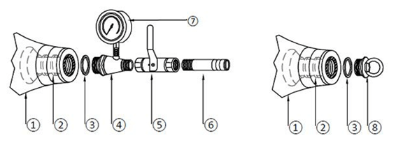 Rubber Airbags End Fittings