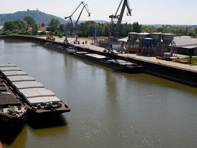 dredging of straubing-sand port