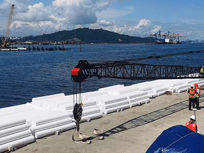 Sepangar Bay Container Port in Sabah, Malaysia is expanding