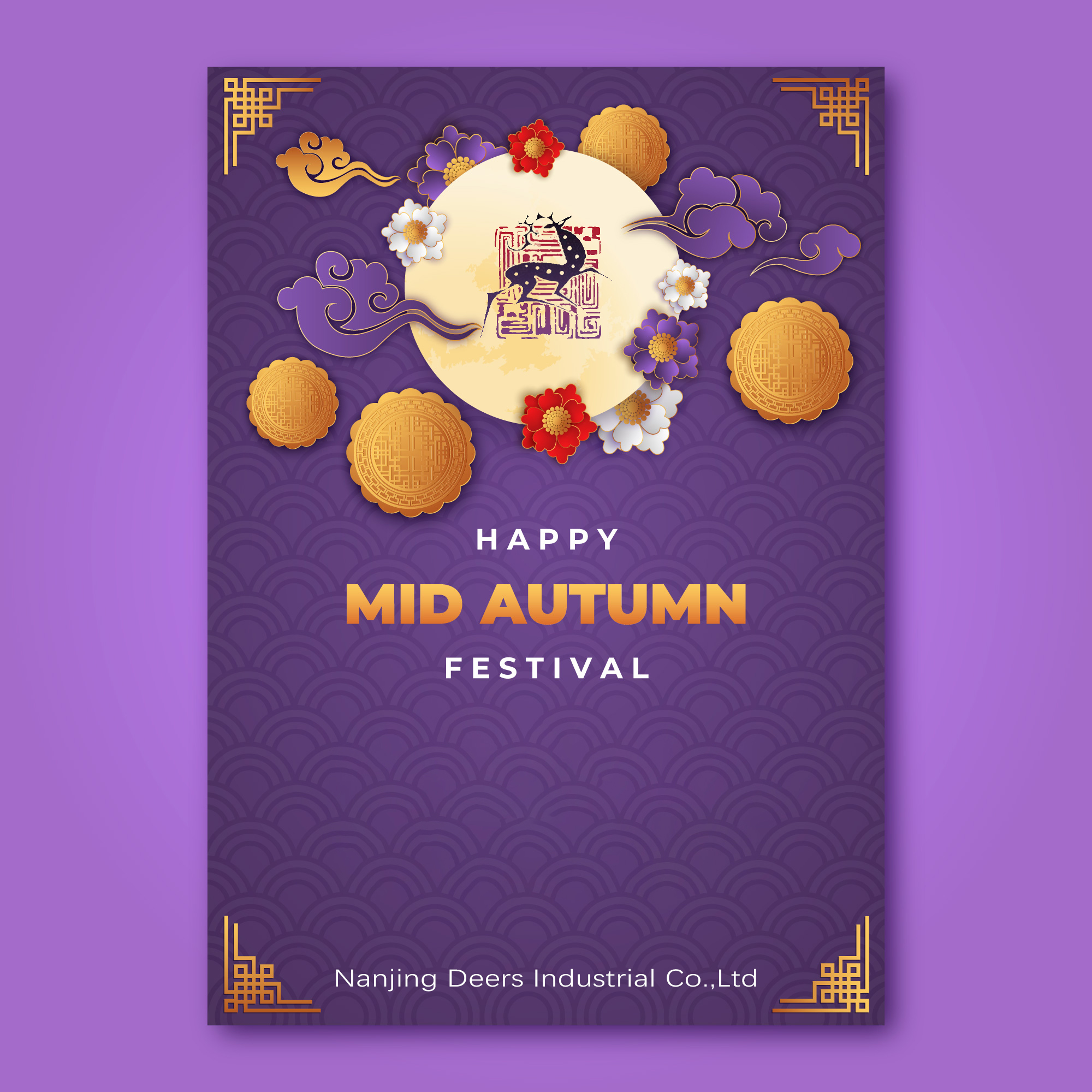 Happy Mid-Autumn festival-nanjing deers