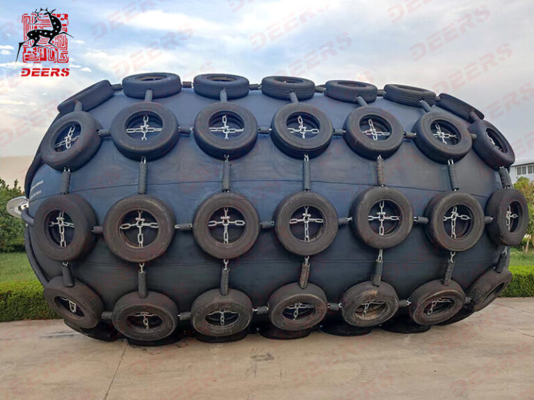 Six 80kpa Pneumatic Fenders are ready to do STS Operation in Malaysia