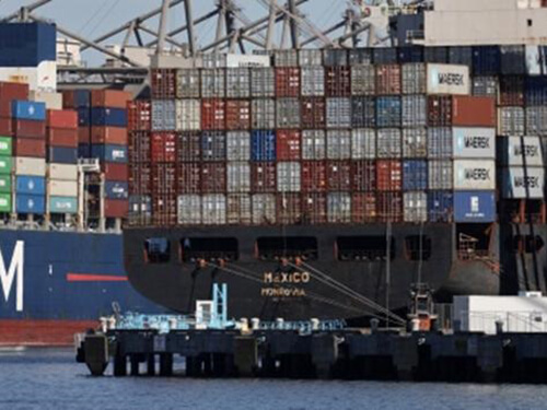 Container throughput at U.S. West Coast ports plummets