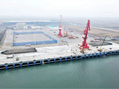 50000-ton berth construction