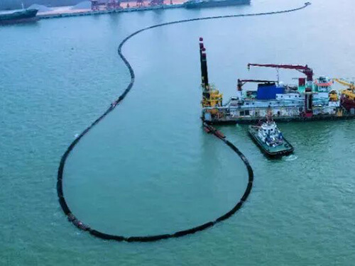The dredging project of ore terminal started
