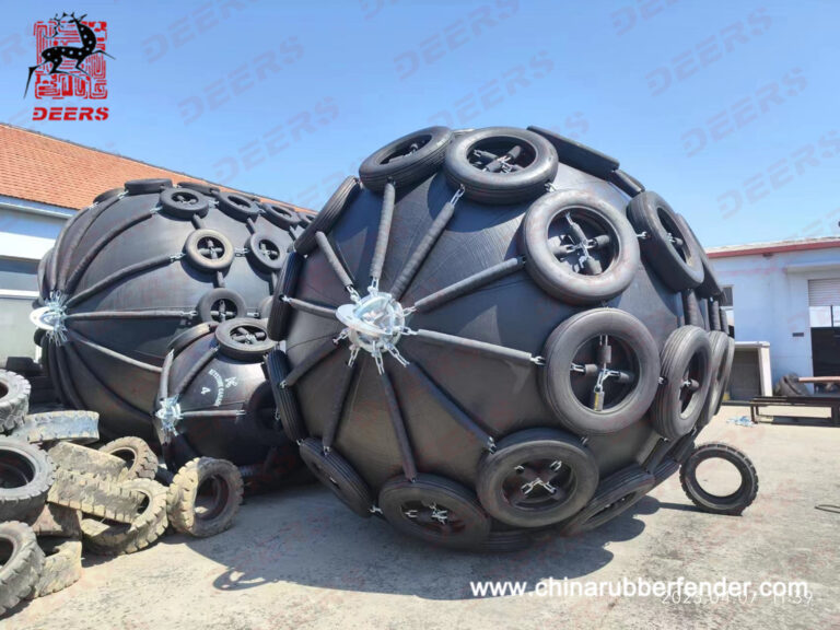 ID3300*L4500MM pneumatic fenders were delivered successfully