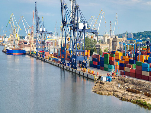 Port tender - Construction of industrial quay in the port of Gdansk