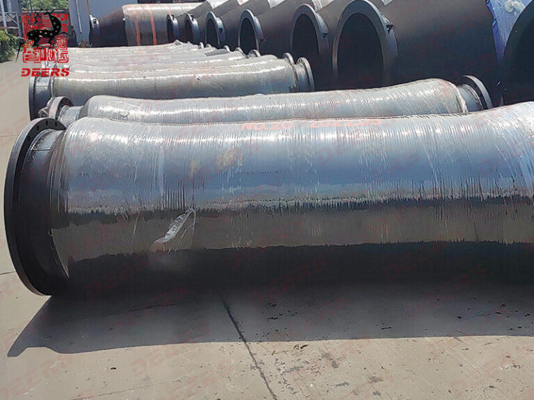 13pcs dredging discharge hoses with steel flange were delivered successfully