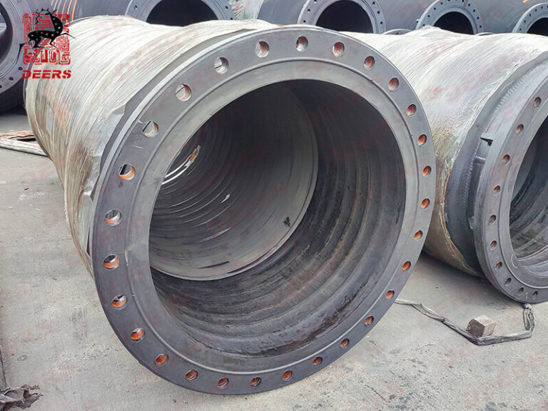 Delivery of ID900mm armored discharge hoses to Tianjin
