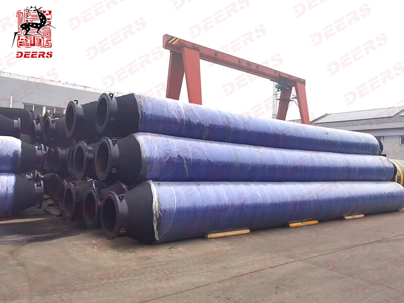 Nanjing Deers won the order of 48pcs floating rubber hoses