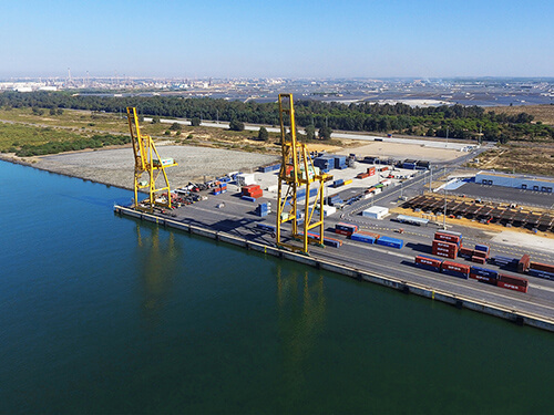 the Port of Huelva