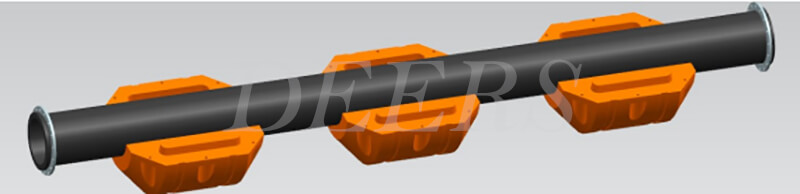 installation of pipe floats -2